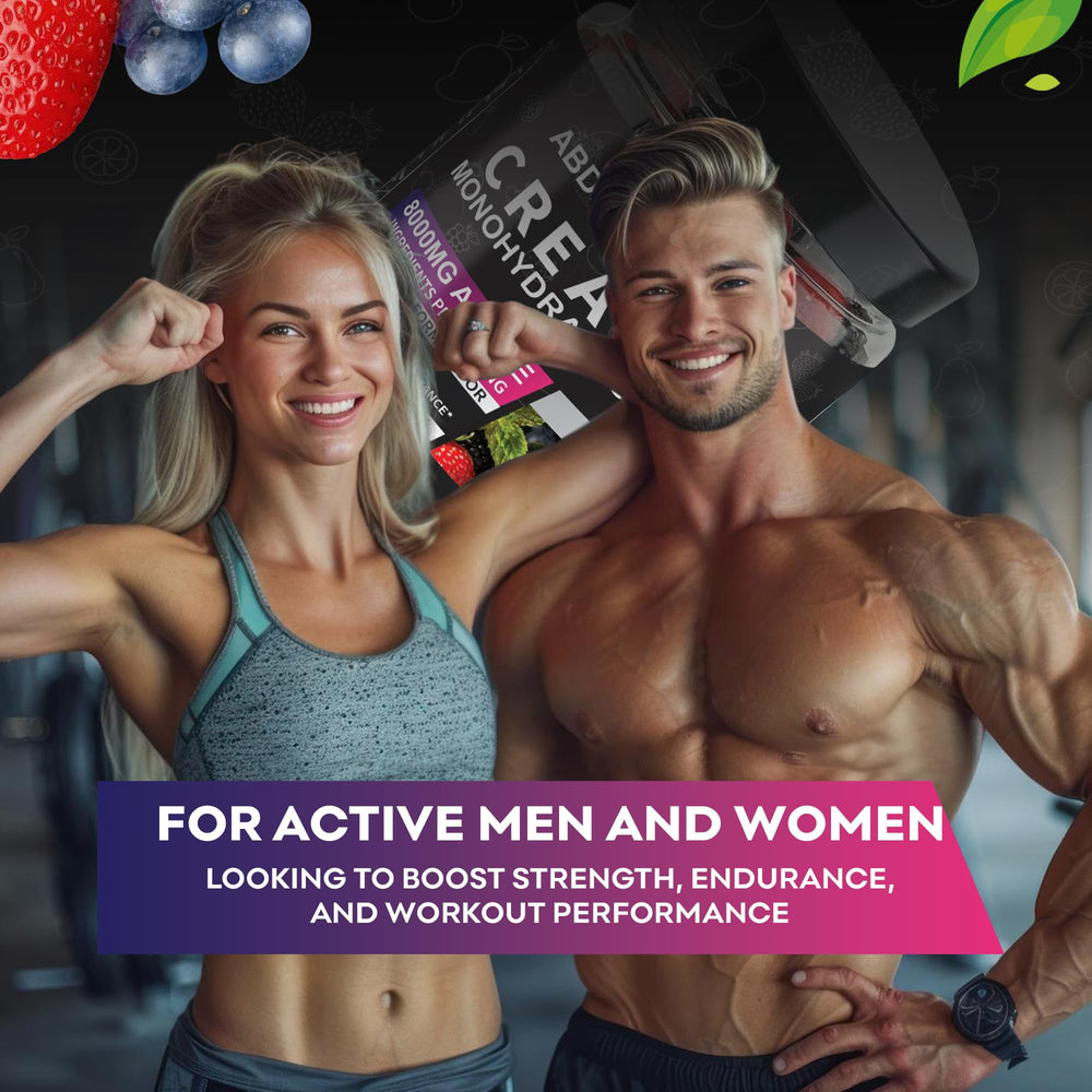 ABDALI NATURAL Creatine Gummies vegan friendly and sugar free formulation.