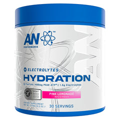 ABE All Black Everything AN Performance bottle pours pink lemonade for steady hydration during workouts