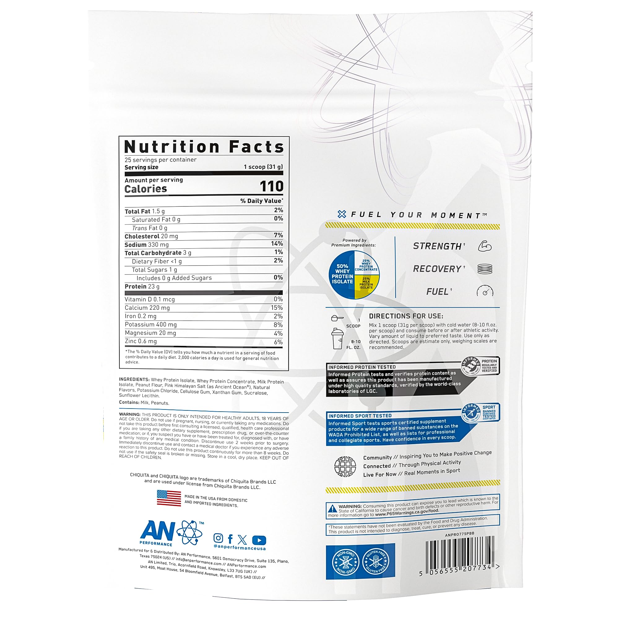 ABE AN Performance Whey shake in a glass showcases keto-friendly protein boost.