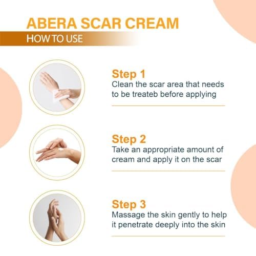 ABERA Scar Removal Cream bottle with easy dosing for daily routine