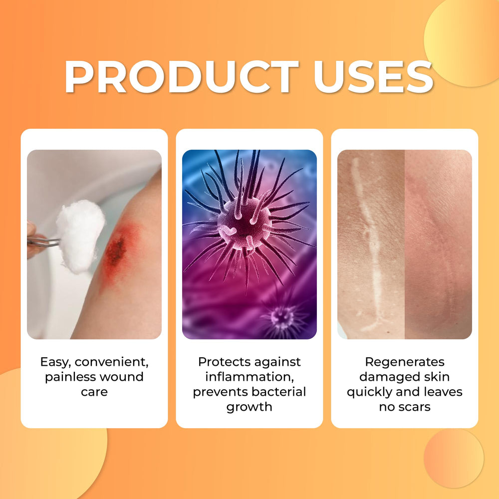 ABERA Scar Removal Cream ingredients highlight with vitamin E and alanine