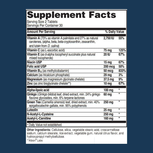 Advanced Bionutritionals Advanced Hearing Formula capsules offer convenient vegan ear health support