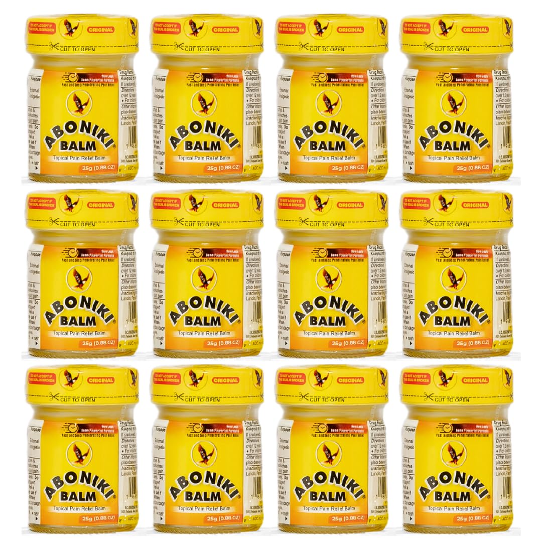 Aboniki Balm 12-jar pack for convenient home use and ongoing relief.