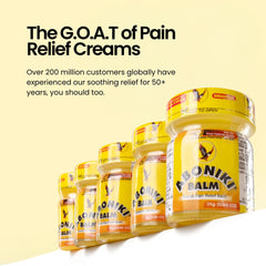 Aboniki Balm applied to the shoulder area for quick relief.