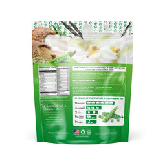 About Time Vanilla protein scoop ready for quick shakes and smoothies.