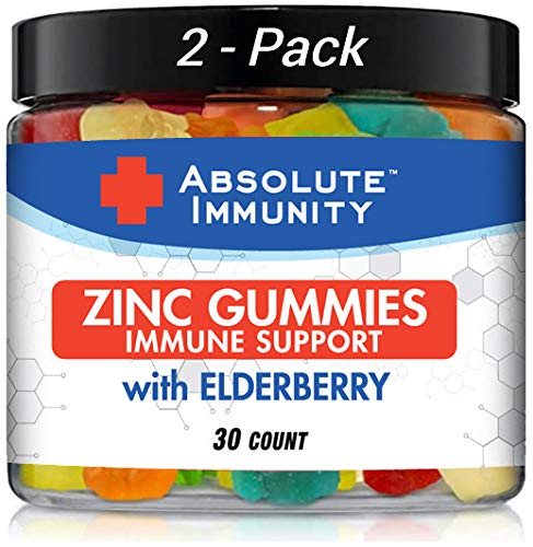 Absolute Immunity gummies pack shot shows kids and adults using for daily immune health support