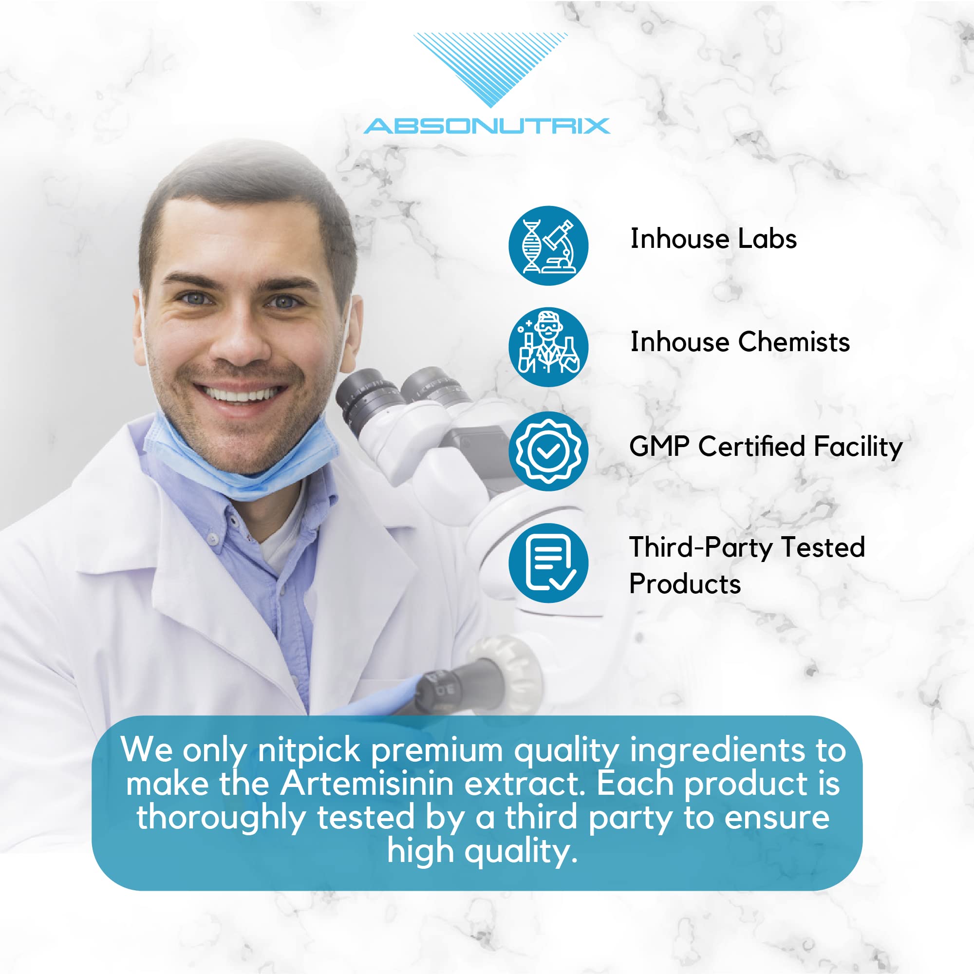 Absonutrix Artemisinin mix-with-juice idea for flavor-friendly routine.