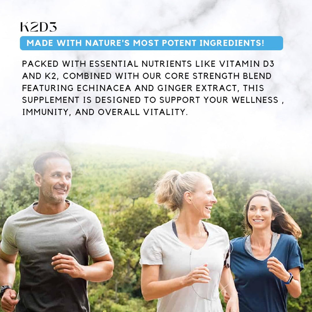 Absonutrix K2D3 bottle side view for compact wellness routine