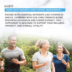 Absonutrix K2D3 bottle side view for compact wellness routine