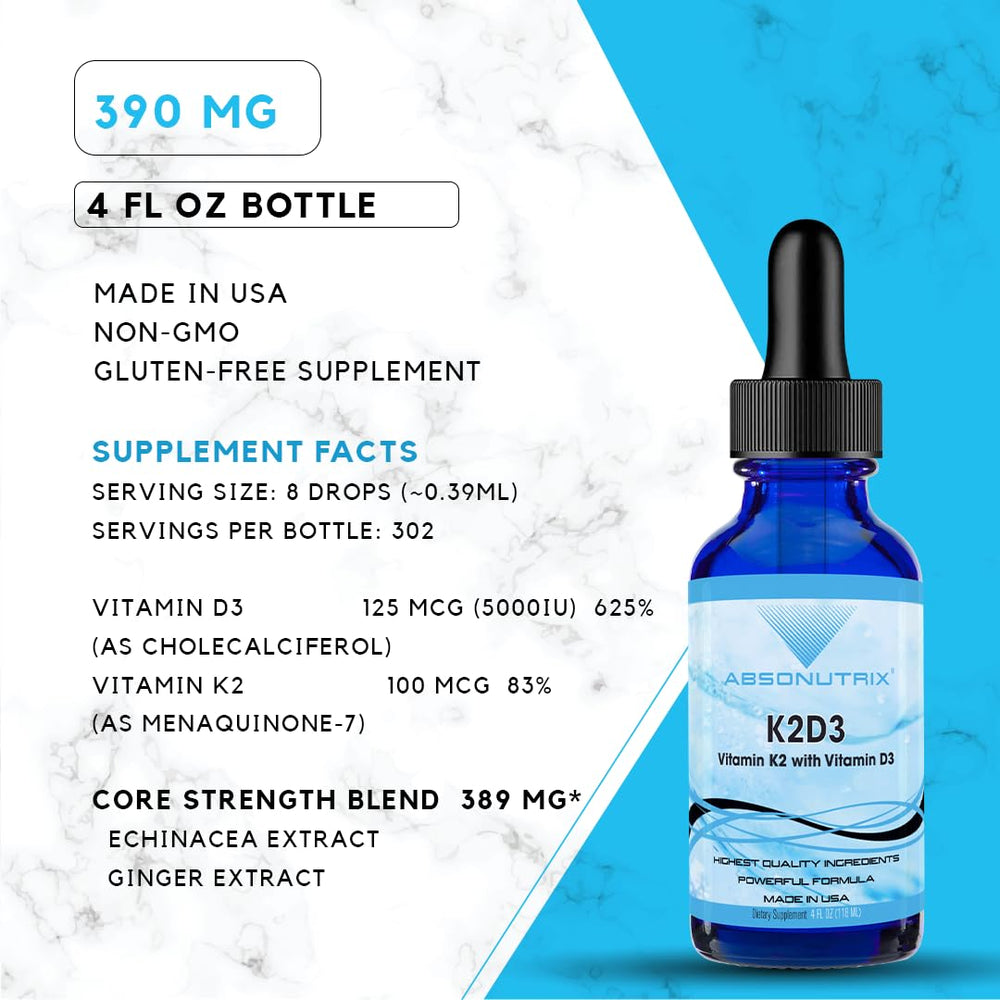Absonutrix K2D3 ginger echinacea blend highlights immune friendly routine