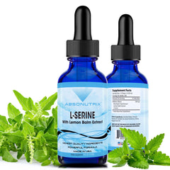 Absonutrix L-Serine Complex bottle for easy daily dosing.