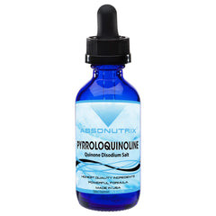 Absonutrix PQQ liquid drops bottle highlighting high-bioavailability formula for daily use