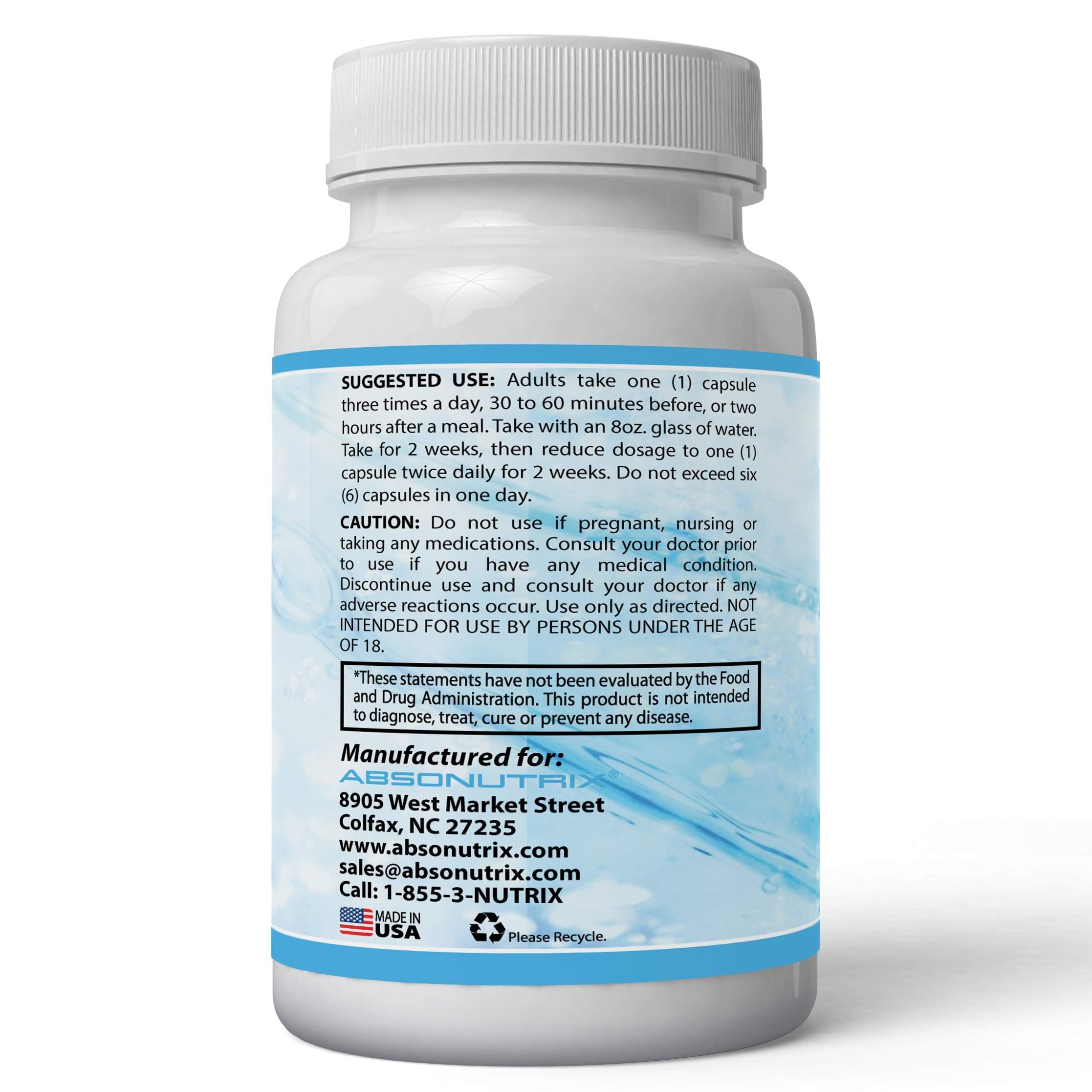 Pouring capsules from bottle emphasizes easy oral delivery.