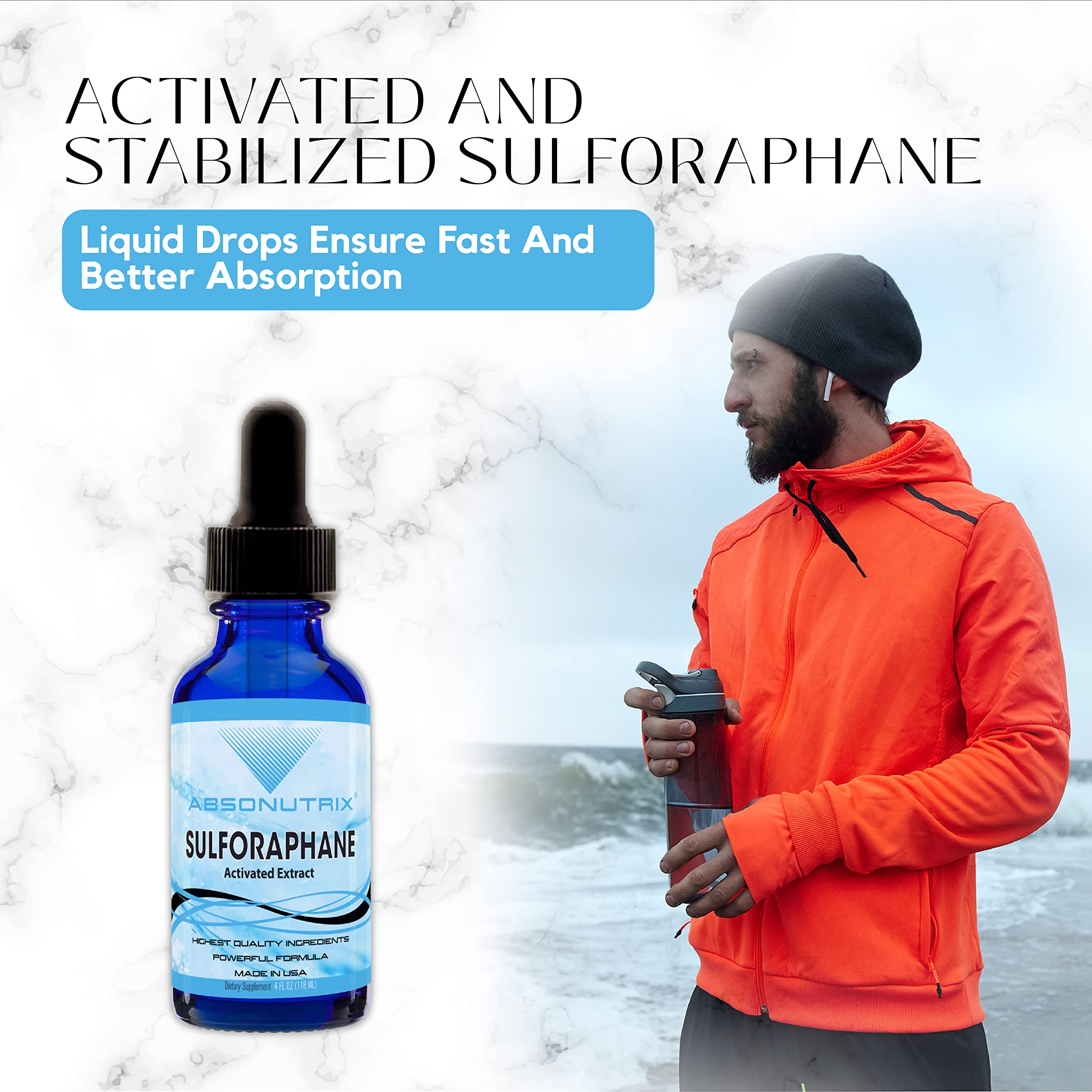 Absonutrix sulforaphane made-in-usa seal emphasizes domestic production.