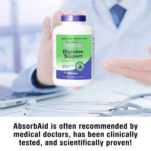 AbsorbAid ingredients list highlights plant-based enzyme blend.