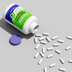 AbsorbAid Digestive Enzymes label front shows plant-based digestion support.