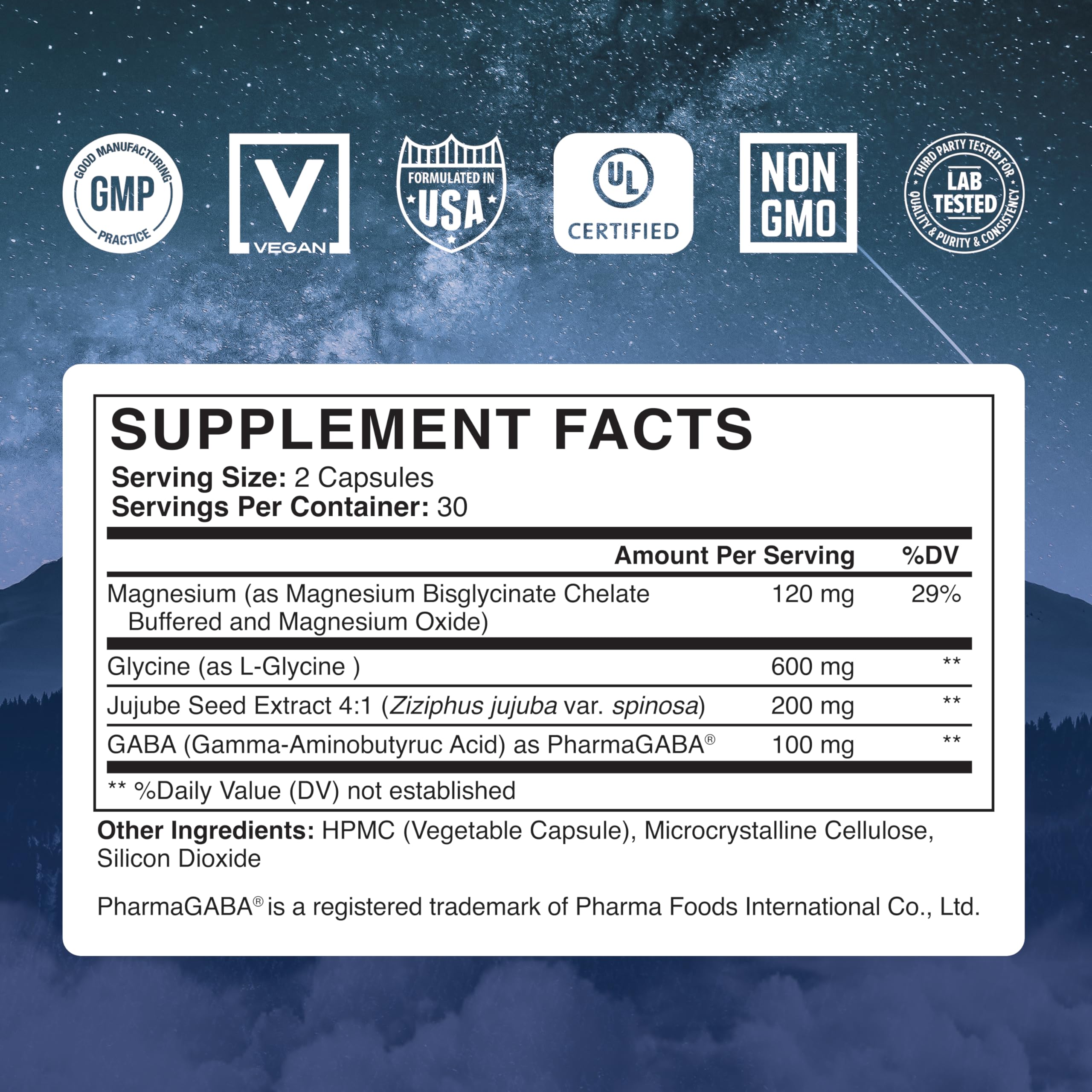 Abundant Earth Minding Down capsules ready for your bedtime routine