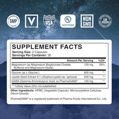 Abundant Earth Minding Down capsules ready for your bedtime routine