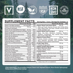 Abundant Earth omega softgels highlighting vegan omegas