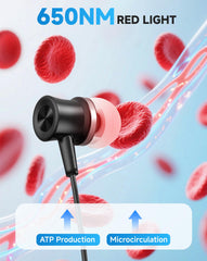 ABXMAS ear-nose device with three adaptive light modes