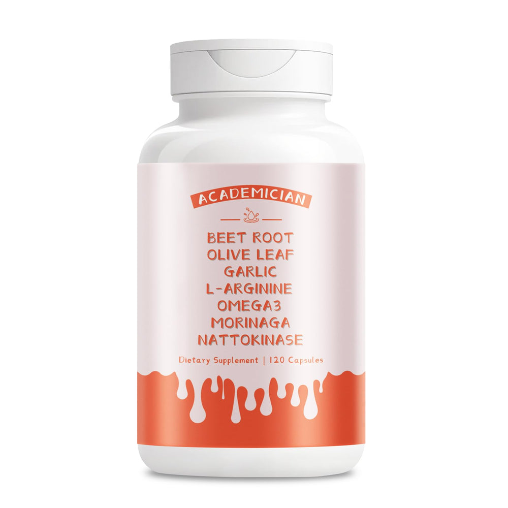 ACADEMICIAN moringa capsules bottle for daily energy and wellness.