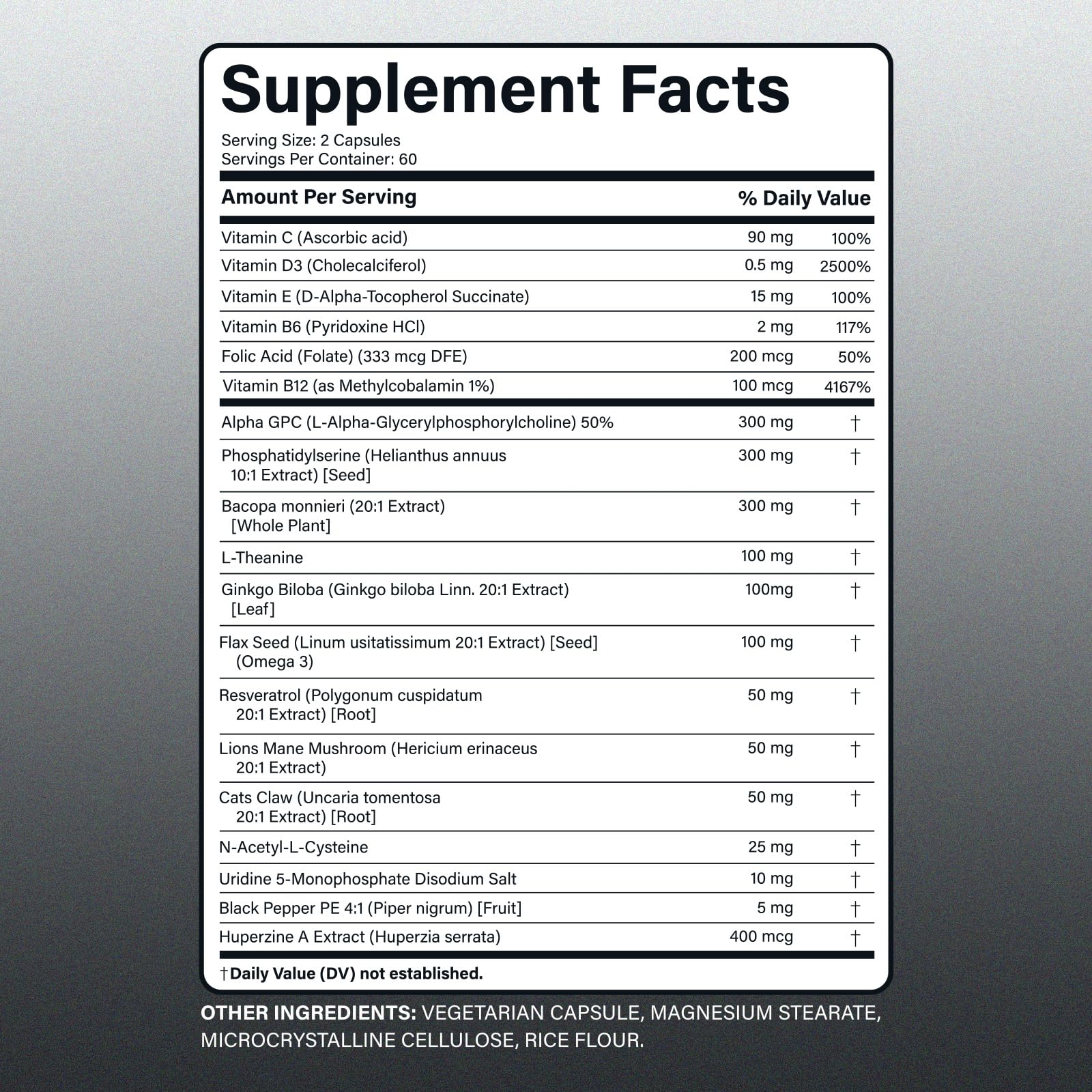 ACAPPELLA phosphatidylserine capsules support steady daytime focus.