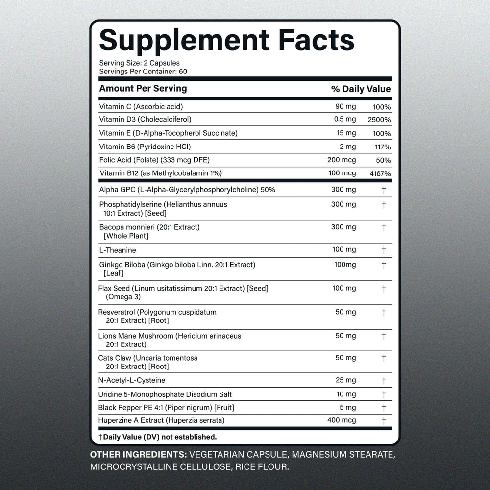 ACAPPELLA phosphatidylserine capsules support steady daytime focus.
