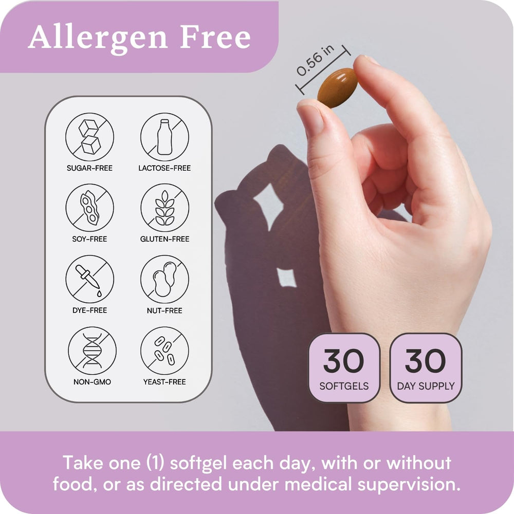 Accentrate omega-3 dha-epa softgels in tiny form for attention.