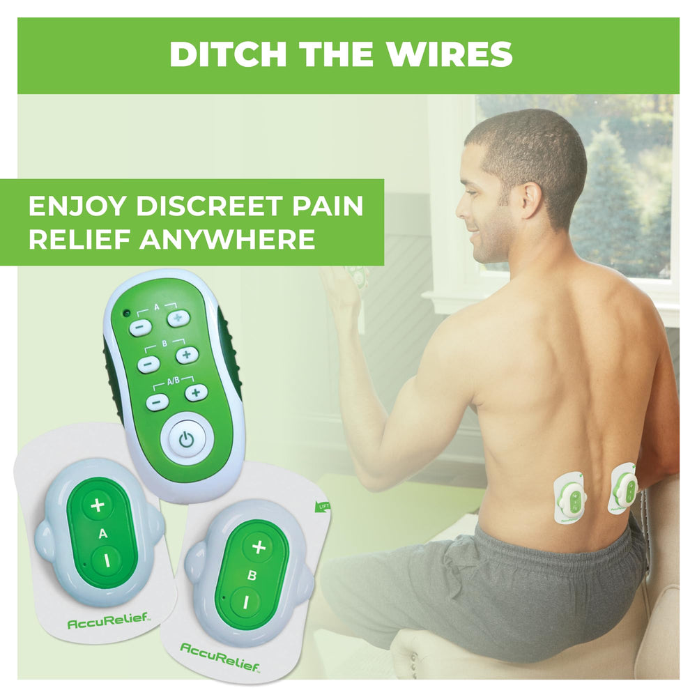 AccuRelief reusable gel pads for quick, discreet use