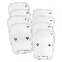 AccuRelief wireless supply kit pads attached to the device for precise coverage.