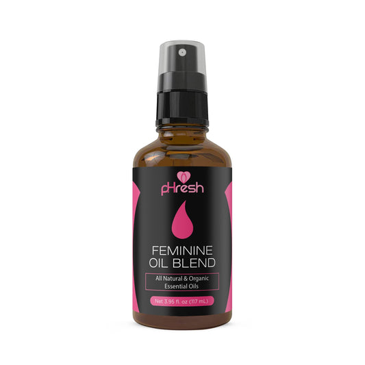 ACE NUTRITION pHresh feminine spray bottle for on-the-go freshness and balanced intimate hygiene.