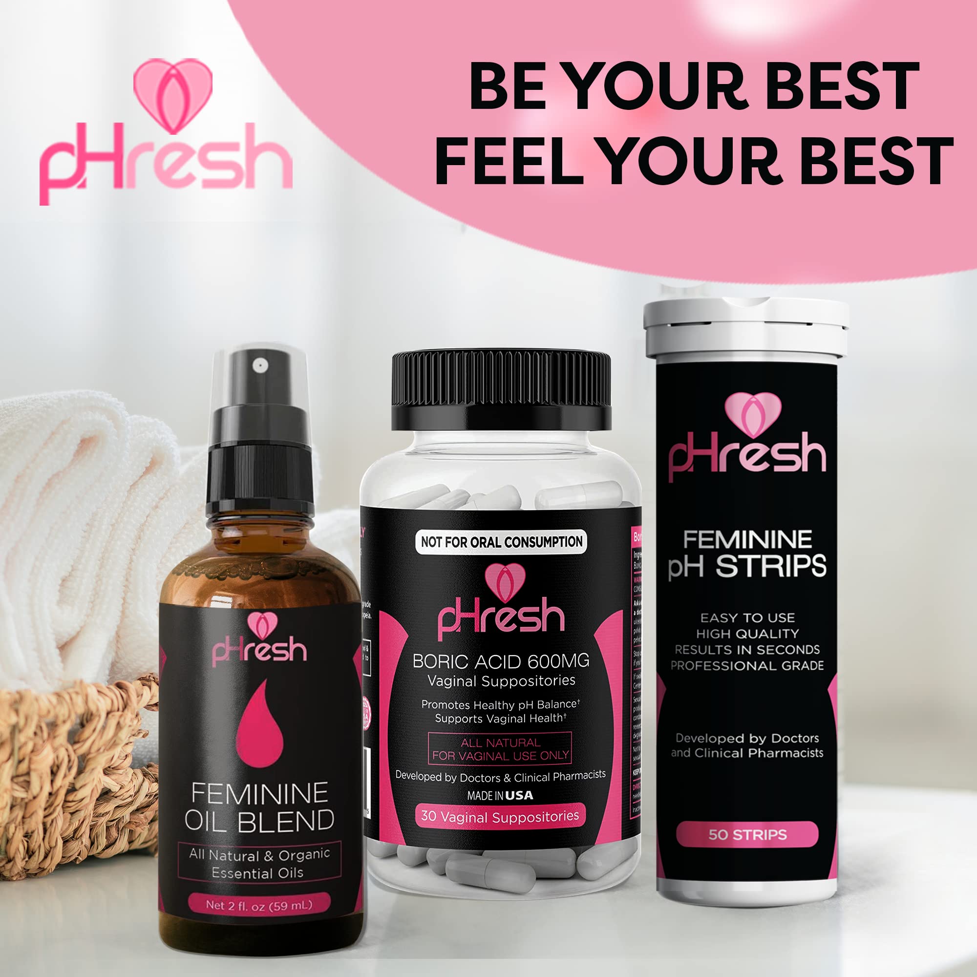 ACE NUTRITION pHresh with packaging display on shelf.
