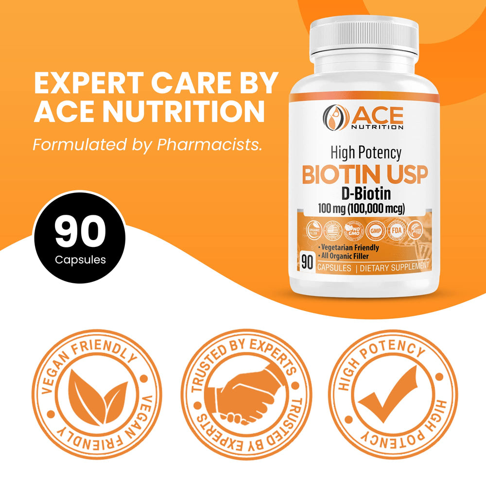 ACE NUTRITION Vegetarian capsules with GMP-certified non-GMO ingredients