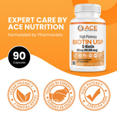 ACE NUTRITION Vegetarian capsules with GMP-certified non-GMO ingredients