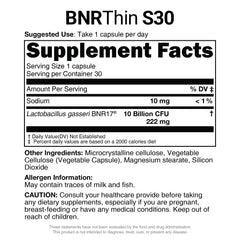 AceBiome BNRThin S30 GLP-1 routine support visual concept.