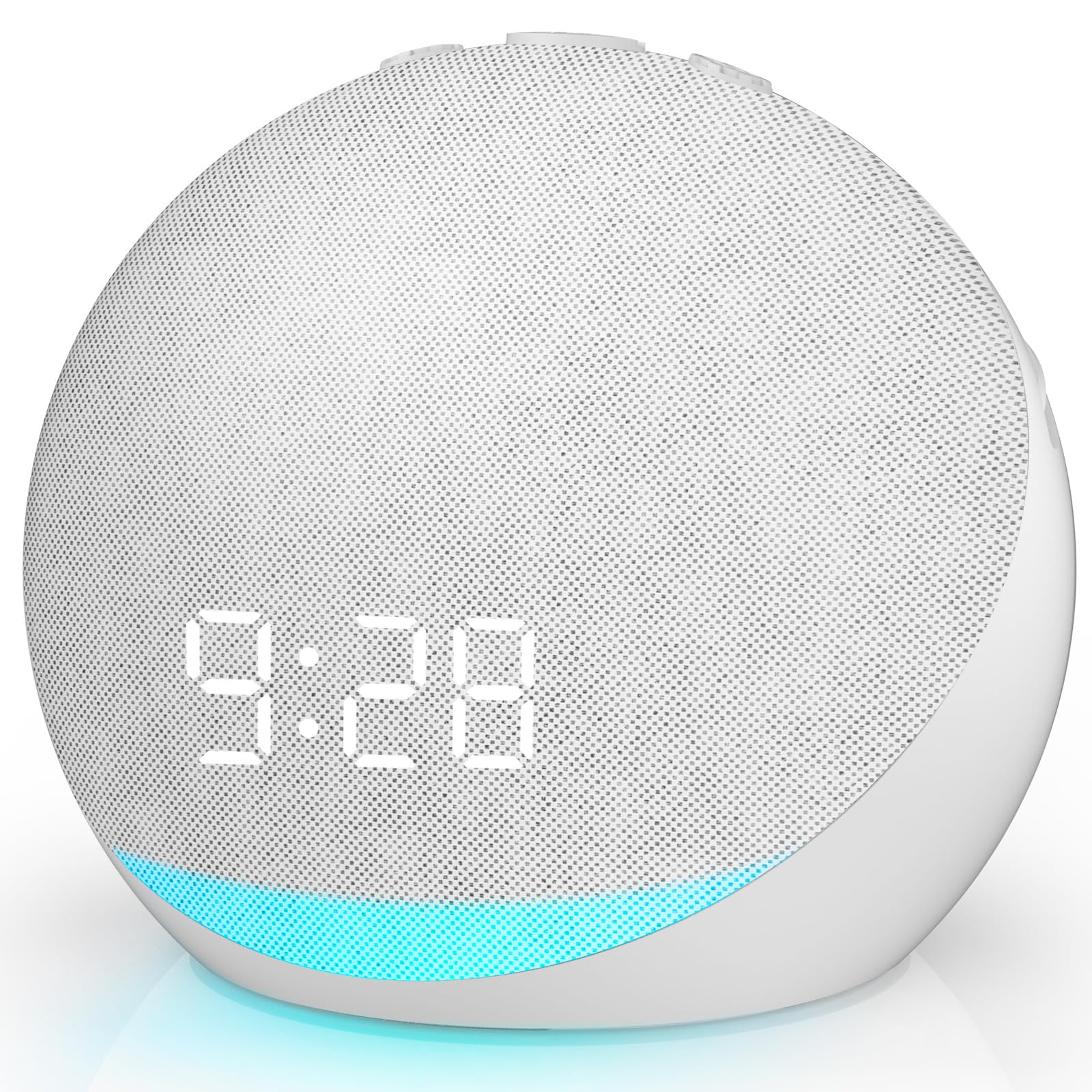 Acedeck sound machine alarm clock front view with sleep sounds options for calm evenings.