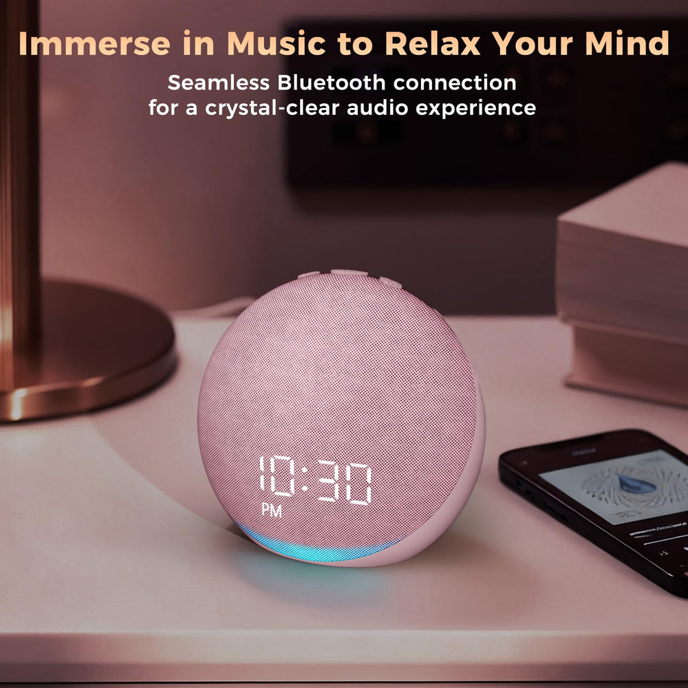 Acedeck Sound Machine One-Touch Sleep Mode simplifies bedtime.