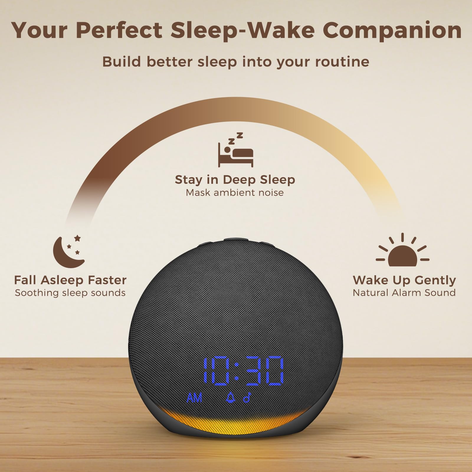 Acedeck night light offers 9 colors for soothing bedtime hues.