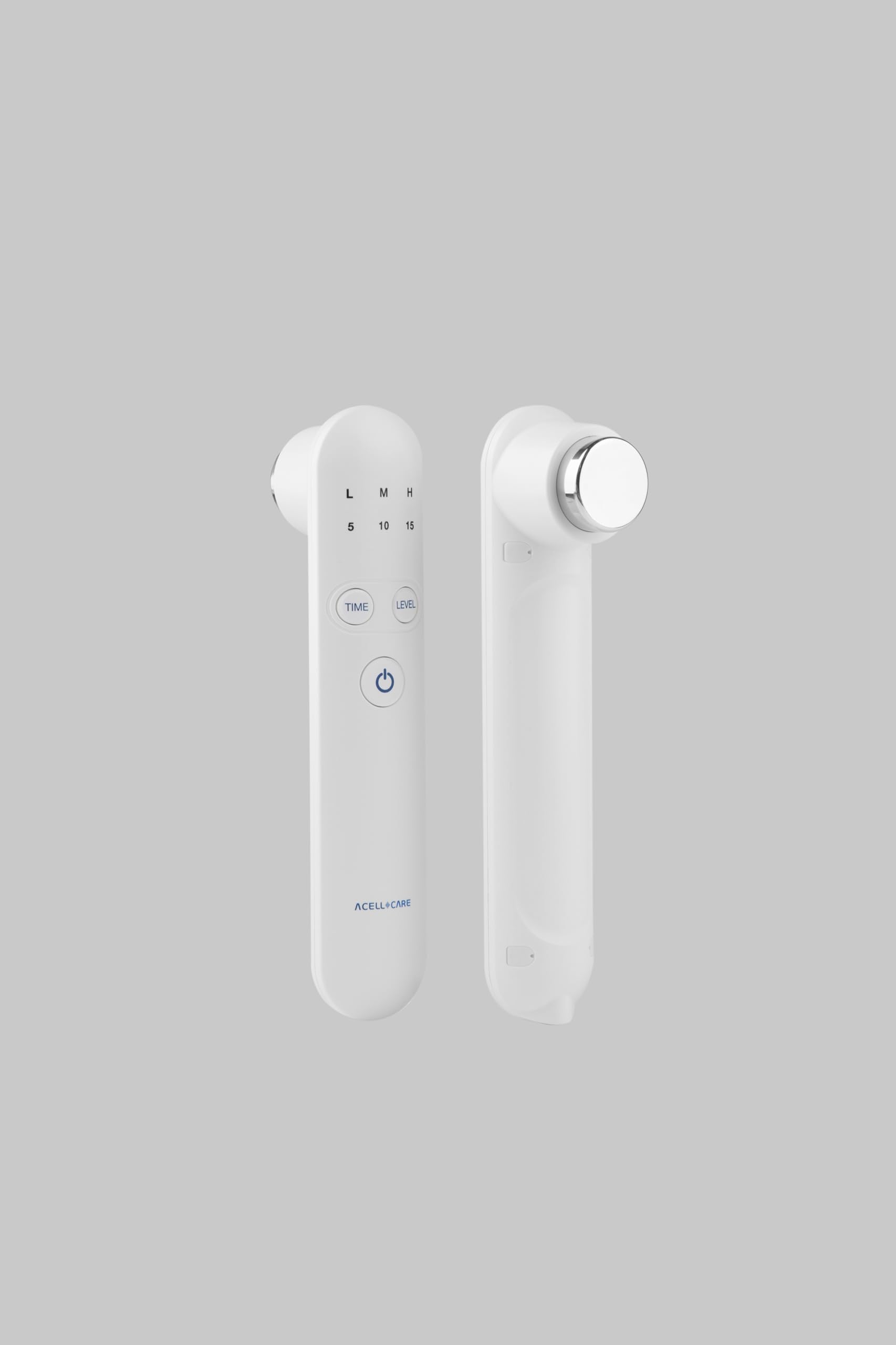 Acellcare Ultrasonic Massager handheld grip, designed for precise, comfortable targeting.