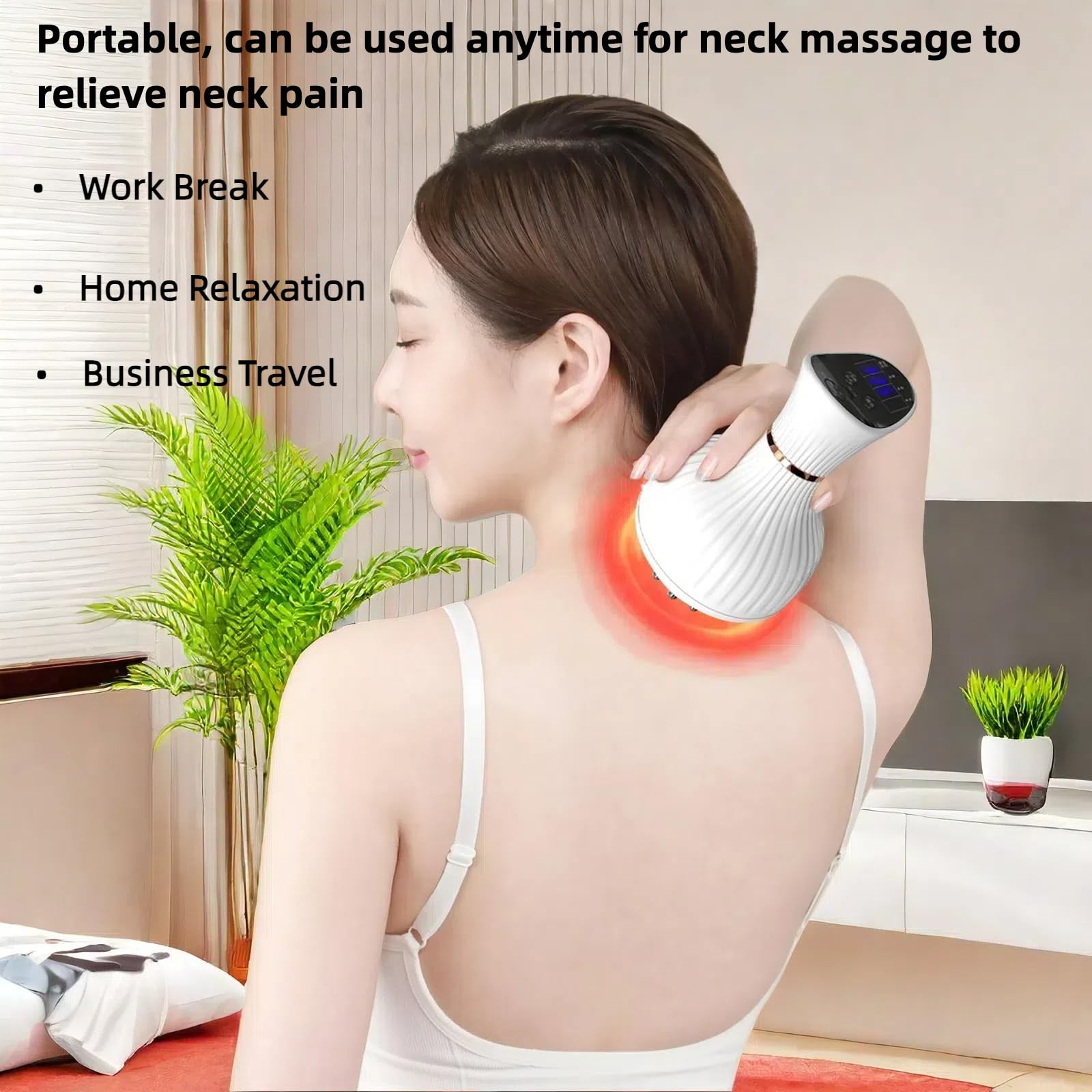 Acemend Cleanse 4-In-1 Leg Massager targets legs—calves and feet—for circulation.