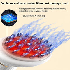 Acemend Cleanse 4-In-1 Leg Massager doubles as neck and back relief tool.