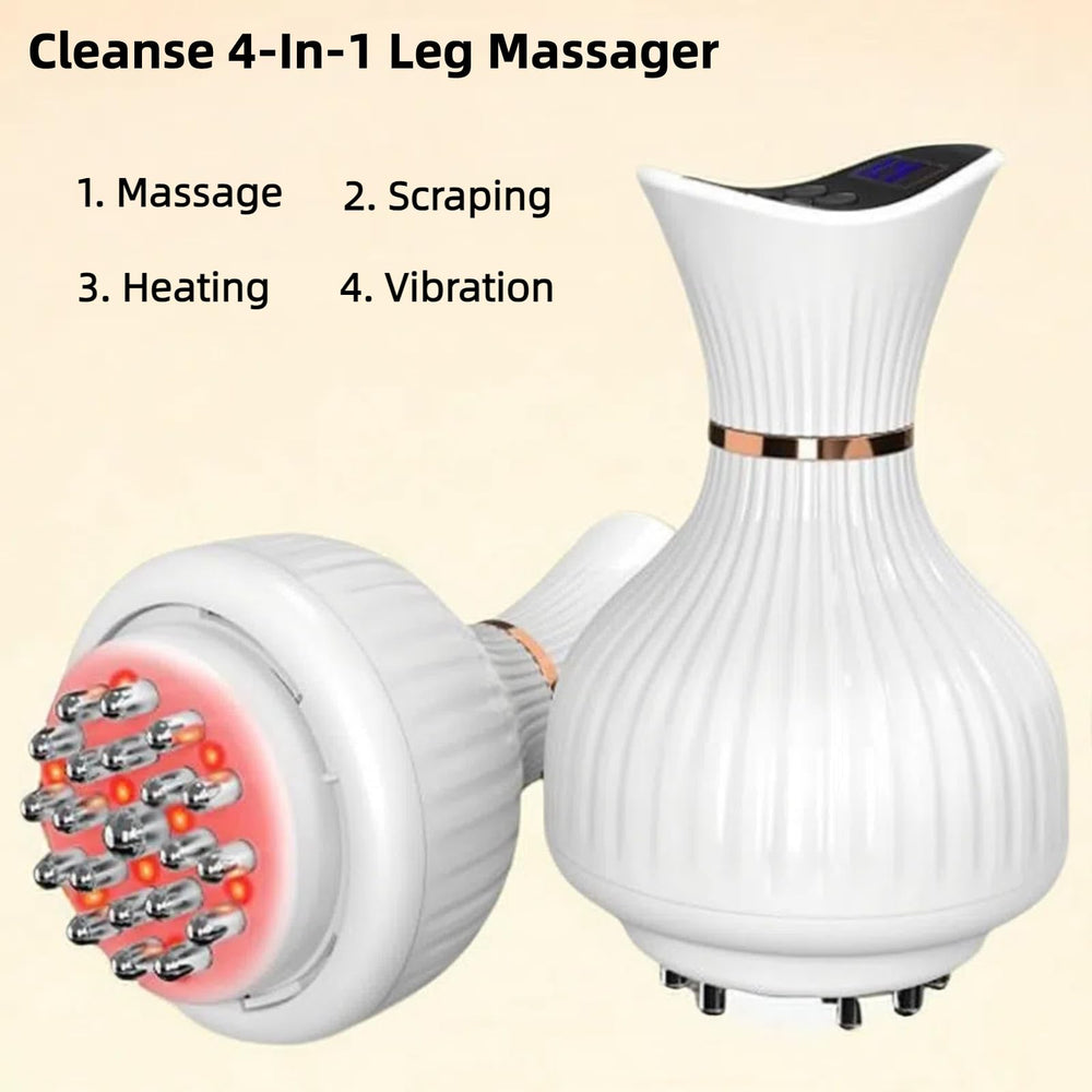 Acemend Cleanse 4-In-1 Leg Massager USB charging enables cordless use.