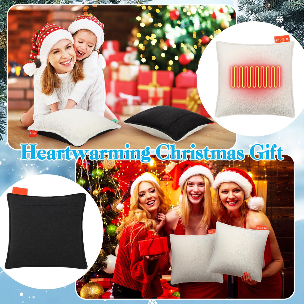 AceOrbit winter gift-ready heated pillow set