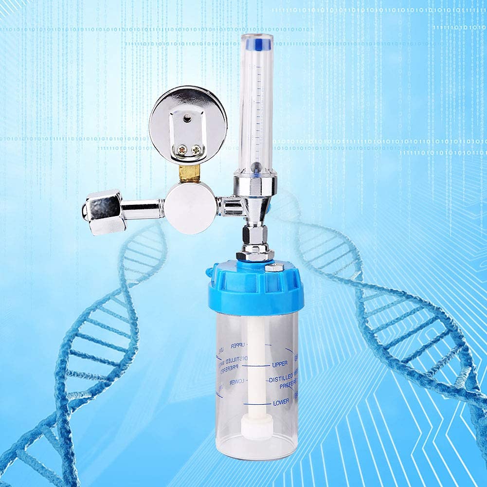 Acogedor YH.YX11A buoy-type oxygen inhaler side view shows durable zinc alloy body