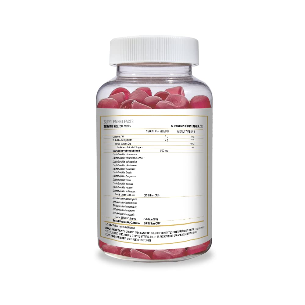 ACTIF strawberry flavor gummies for post-surgery gut balance