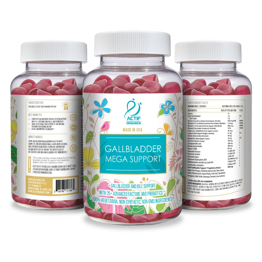 ACTIF Gallbladder Mega Support liposomal delivery graphic illustrating enhanced bioavailability.