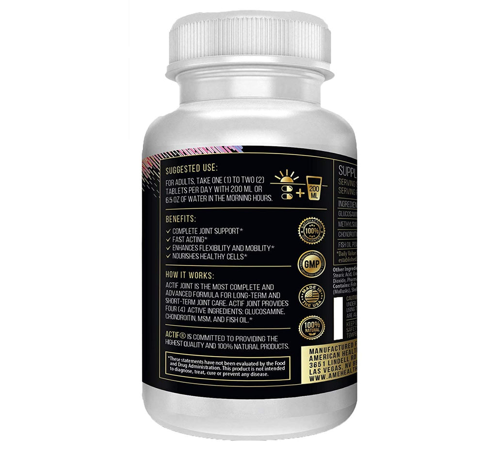ACTIF 4-in-1 cap close-up highlighting easy-to-take capsules