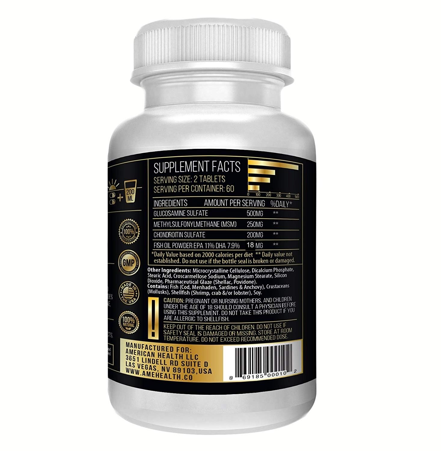 ACTIF 4-in-1 capsules in hand ready for daily joint support