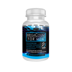 ACTIF MegaCount for Men bottle front view highlighting fertility support