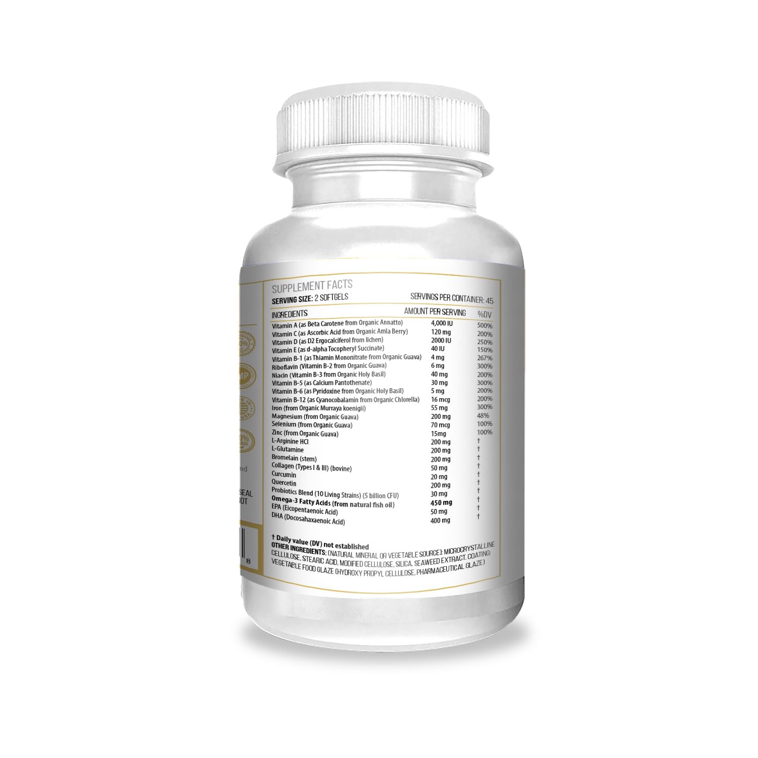 Close-up of ACTIF micronutrient tablets highlighting a comprehensive vitamin mix.